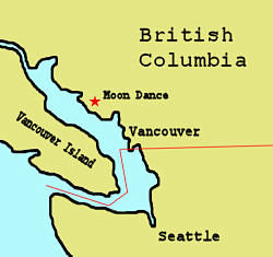 West Coast map